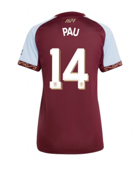 Billige Fotballdrakt Aston Villa Pau Torres #14 Replika Hjemmedrakt Dame 2025-26 Kortermet Billige Fotballdrakt Aston Villa Pau Torres #14 Replika Hjemmedrakt Dame 2025-26 Kortermet